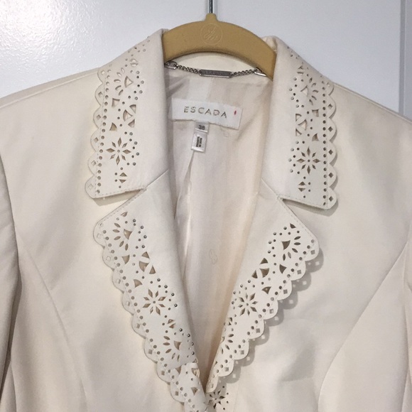 Stunning Escada Lambskin Jacket Size 38/US Small - Picture 3 of 11